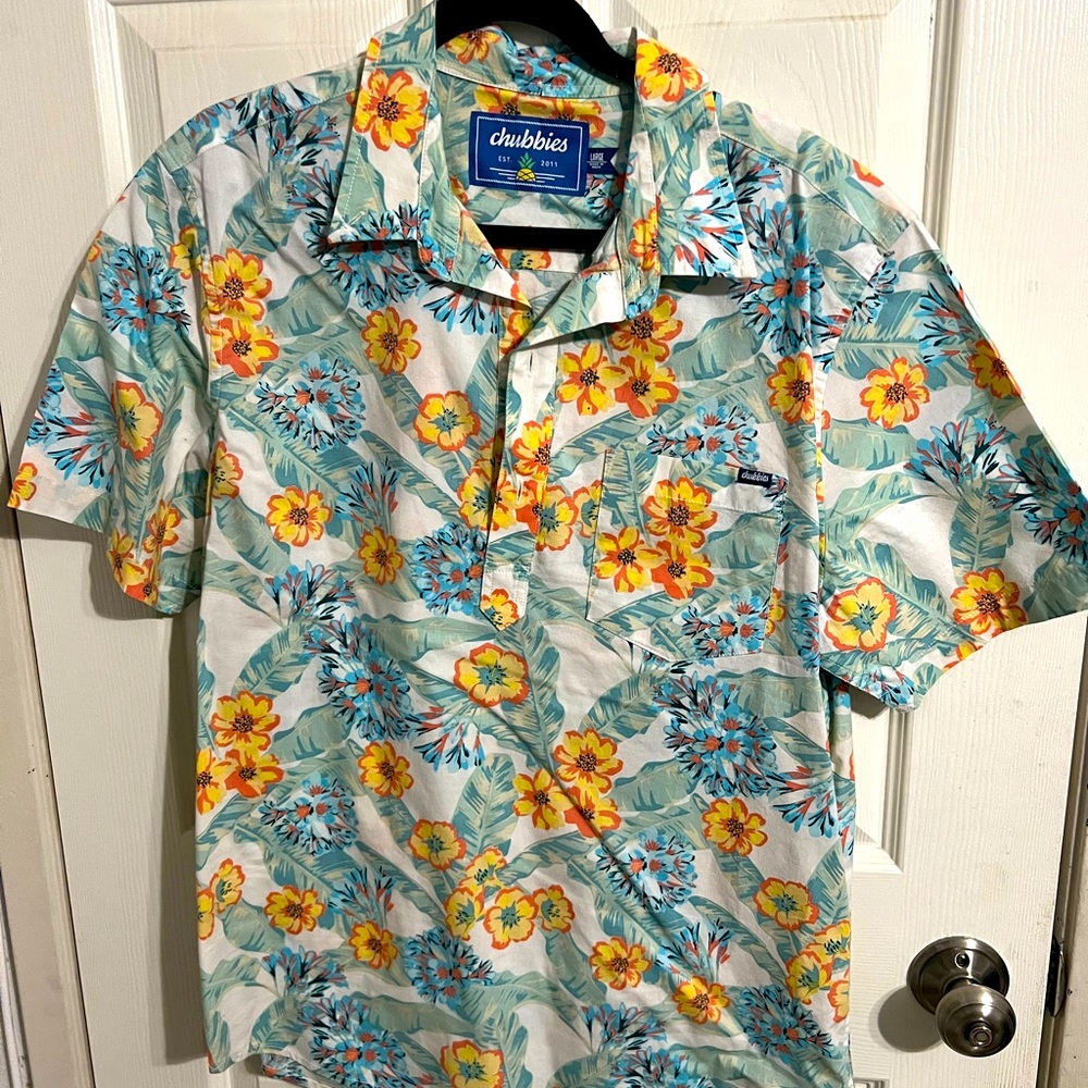 Chubbies Stretch Popover (half-button up)